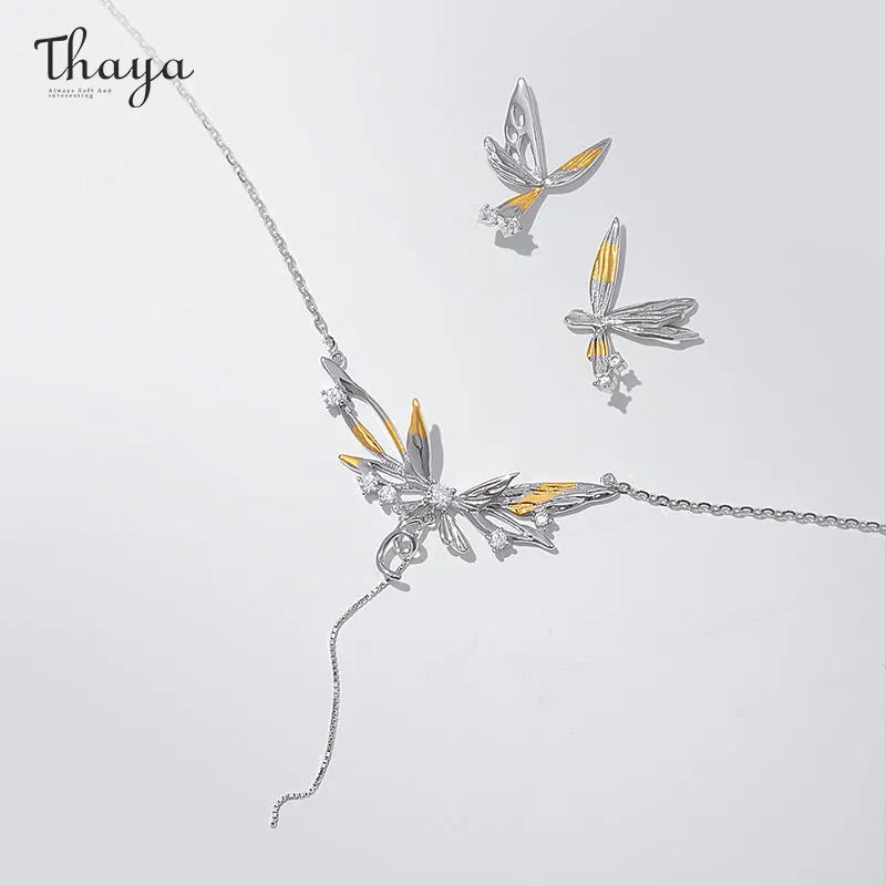 Thaya Unique Butterfly Design Pendant Women
