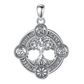 Eudora 925 Sterling Silver Tree of Life Necklace.