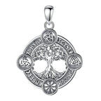 Eudora 925 Sterling Silver Tree of Life Necklace.