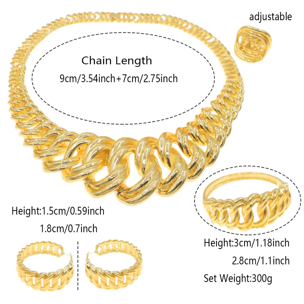 Fashion Woman Necklace Jewelry Set Electric Italy.