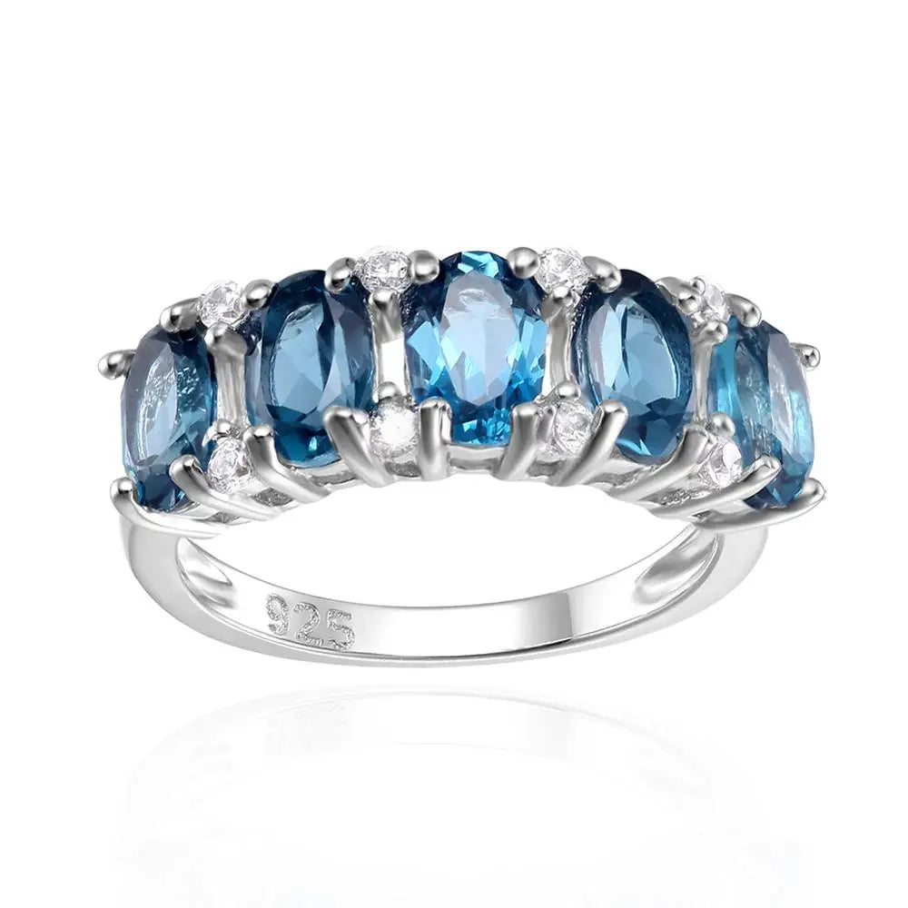 GEM'S Ballet 925 Sterling Silver Wedding Bands