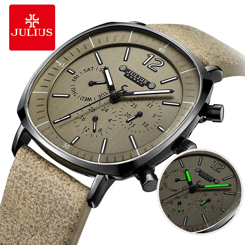 Julius Real Chronograph Men's Business Watch 3.