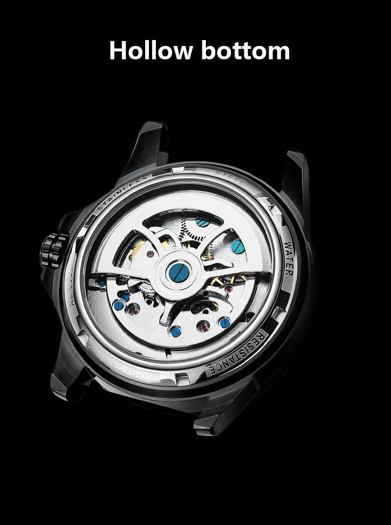 Ailang Men's Double Tourbillon Skeleton Automatic