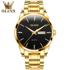 OLEVS Men Watches Waterproof Stainless Steel Quartz