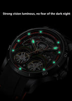 Ailang Herren Doppel-Tourbillon Skelett Automatik