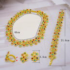 Dubai Women Gold Color Jewelry Sets African Wedding