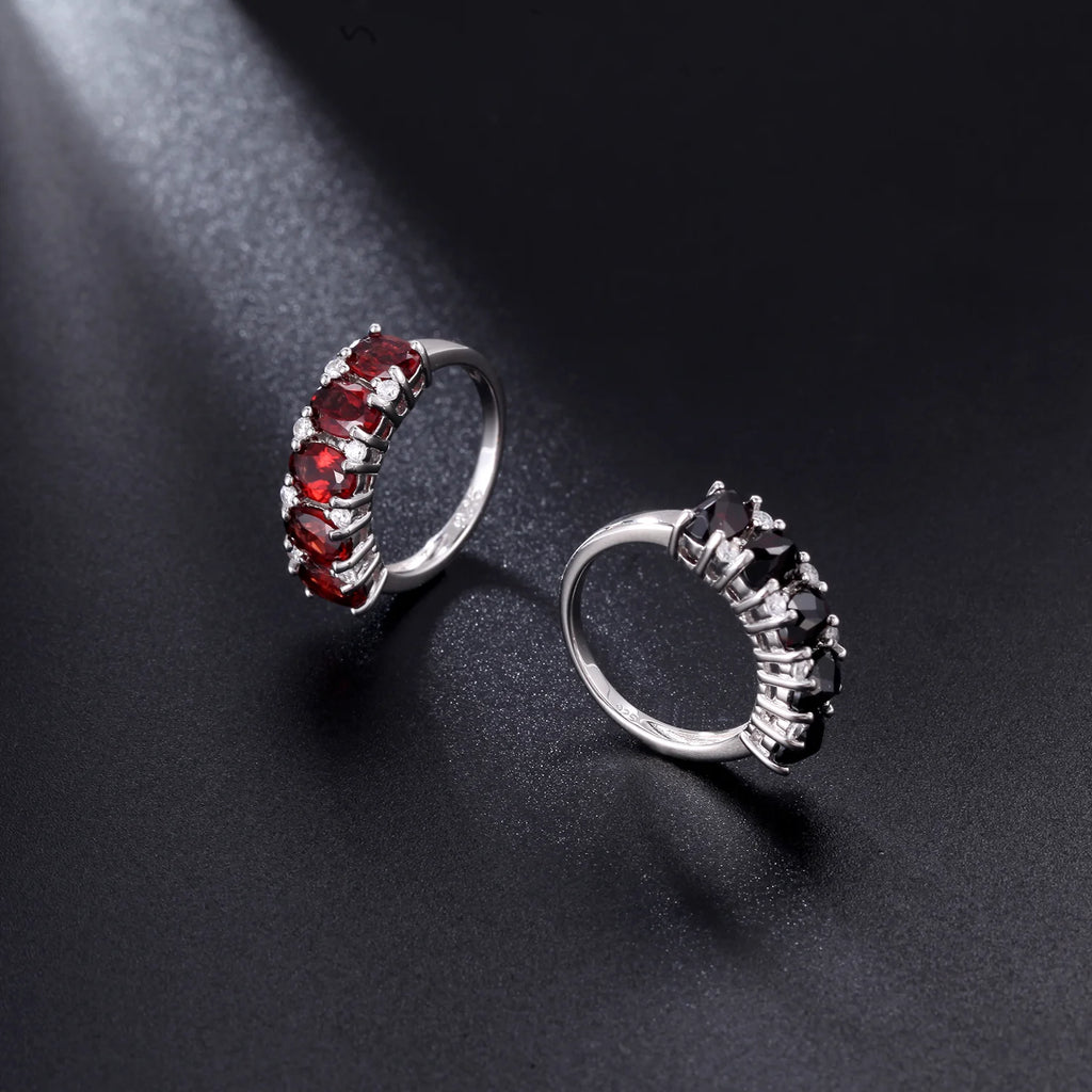 GEM'S Ballet 925 Sterling Silver Wedding Bands