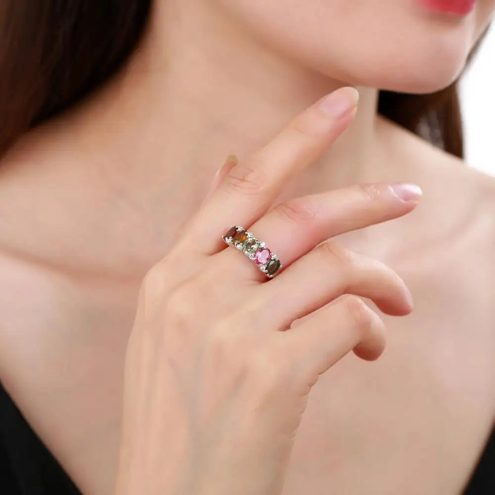 GEM'S Ballet 925 Sterling Silver Wedding Bands