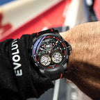 Ailang Herren Doppel-Tourbillon Skelett Automatik