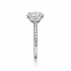 Solitaire Oval 4ct Lab Diamond cz Ring 100% Original