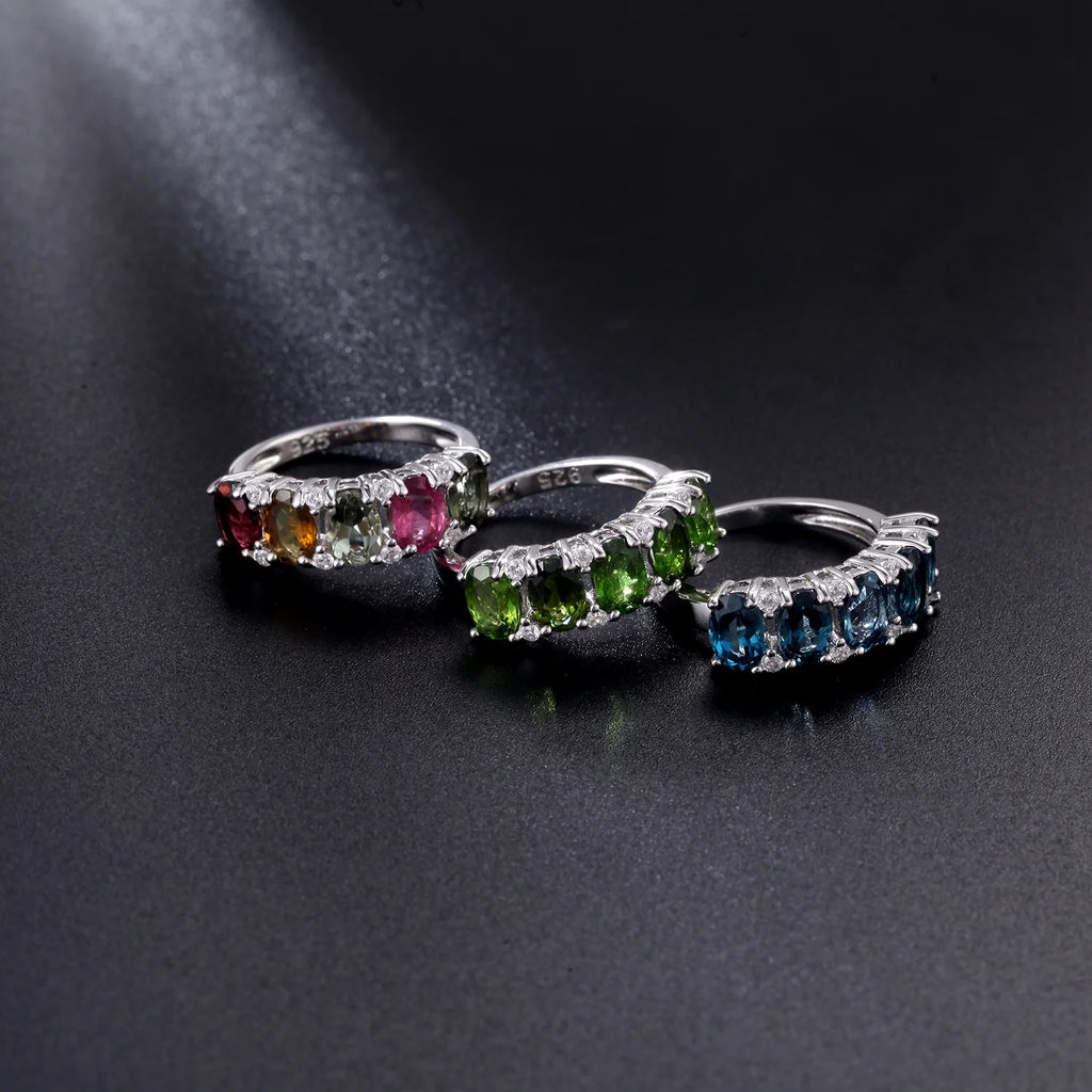 GEM'S Ballet 925 Sterling Silver Wedding Bands