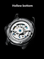 Ailang Herren Doppel-Tourbillon Skelett Automatik