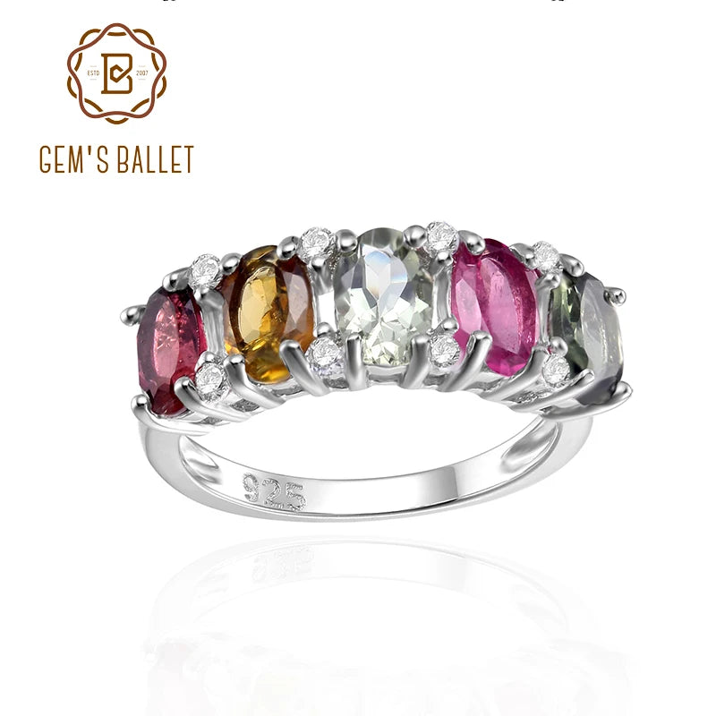 GEM'S Ballet 925 Sterling Silver Wedding Bands
