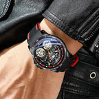 Ailang Herren Doppel-Tourbillon Skelett Automatik