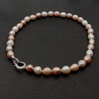 natural Freshwater Pearl Pink Purple White Rice.