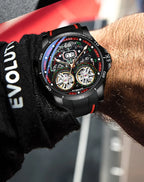 Ailang Herren Doppel-Tourbillon Skelett Automatik
