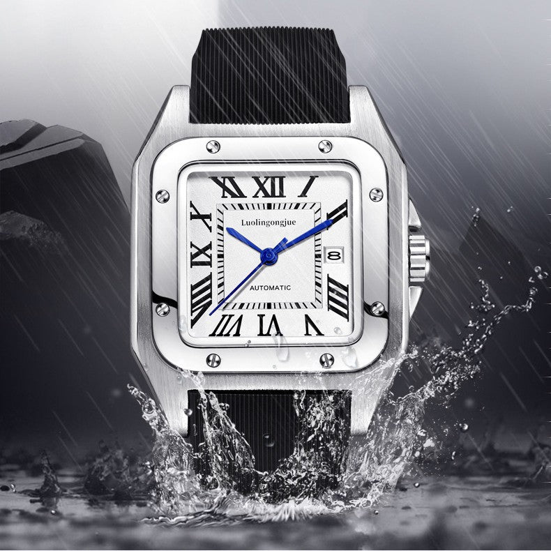 Hollow Striped Automatic Mechanical Men's Watch