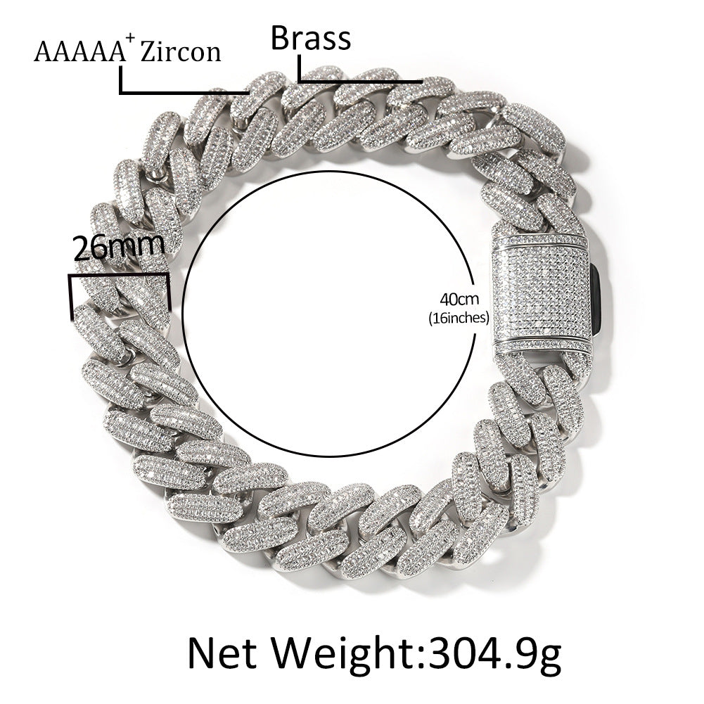 26MM Cuban Chain Necklace for Men – Hip Hop