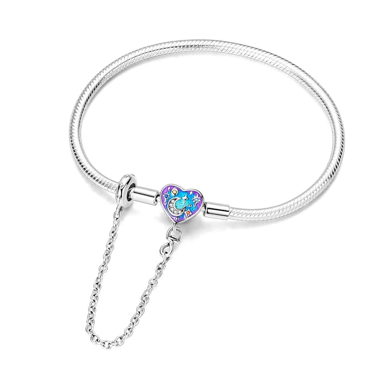 925 Sterling Silver Bracelets 17-20CM Original Golden - KTB122 / 19cm / United States, KTB122 / 20cm / United States, KTB122 / 17cm / United States, KTB122 / 18cm / United States