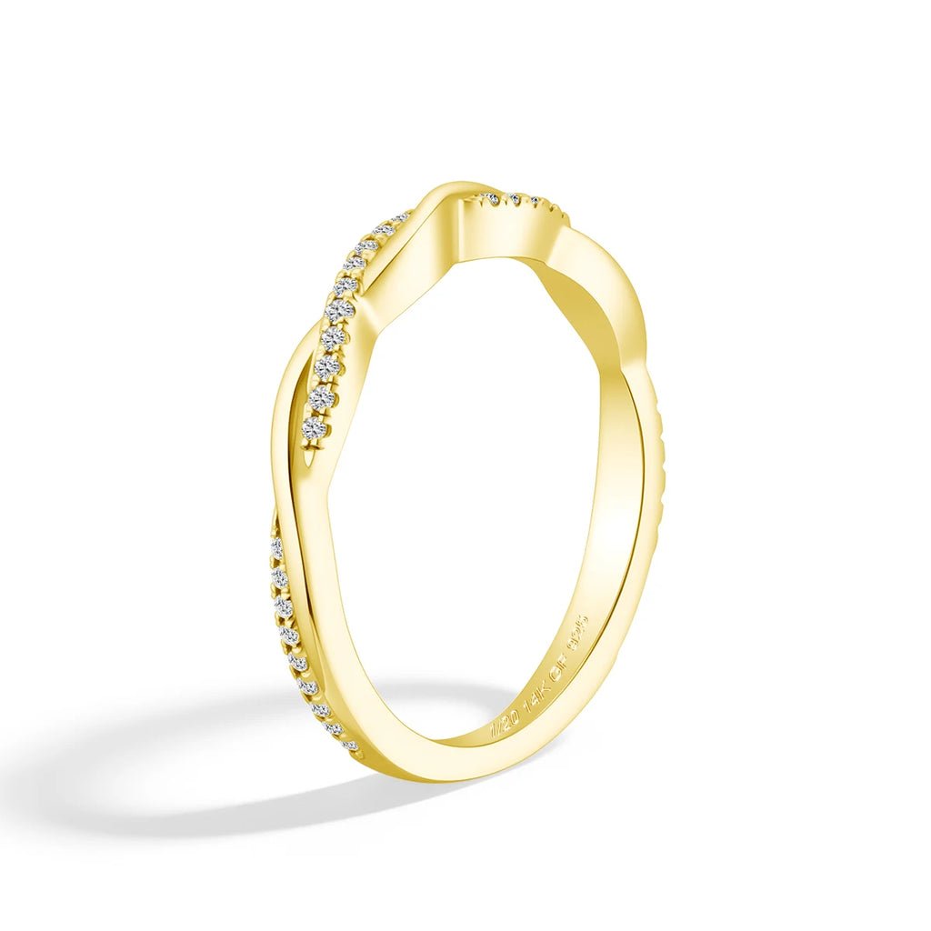 Sdoou Luxury 2pcs 14K Gold Filled Twisted Double