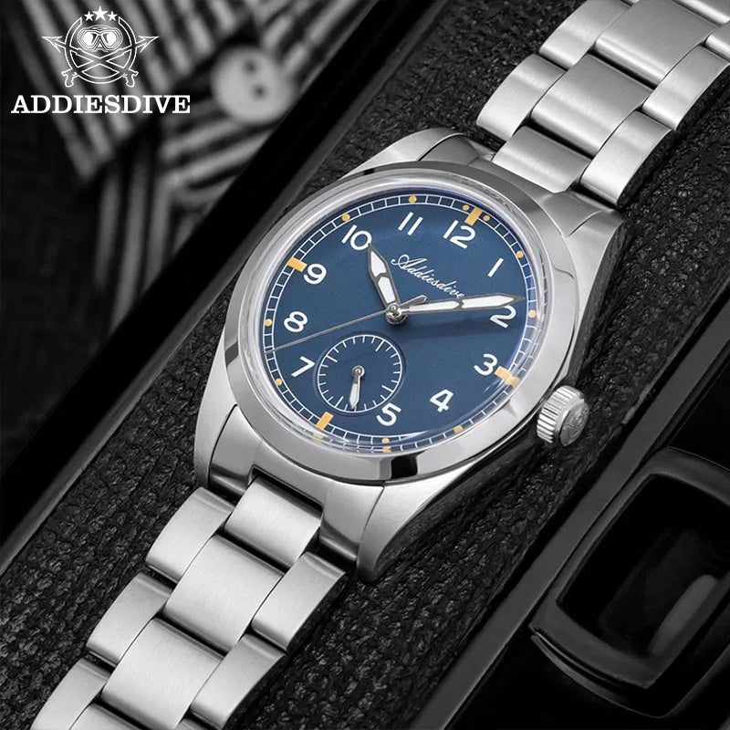 Addiesdive Men's Watch 36mm Waterproof 100m Quartz