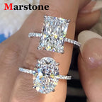 1-3CT Moissanite D Color VVS Diamond Women's Oval