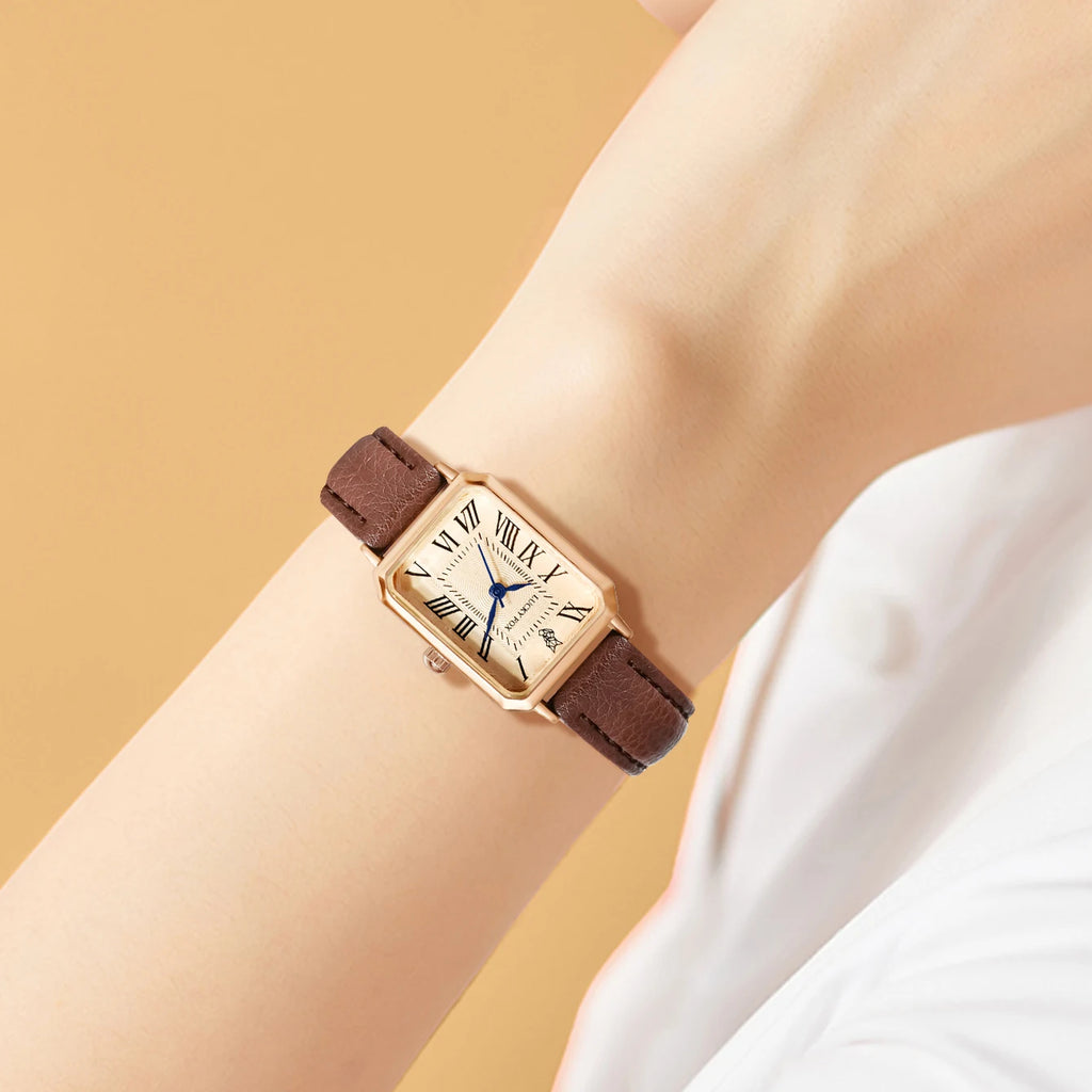 Fashion Retro Digital Dial Casual Watches Square