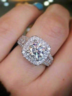 Women's Engagement Ring, Fashionable And Luxurious - 6 / SILVER / United States, 10 / SILVER / United States, 8 / SILVER / United States, 9 / SILVER / United States, 11 / SILVER / United States, 7 / SILVER / United States