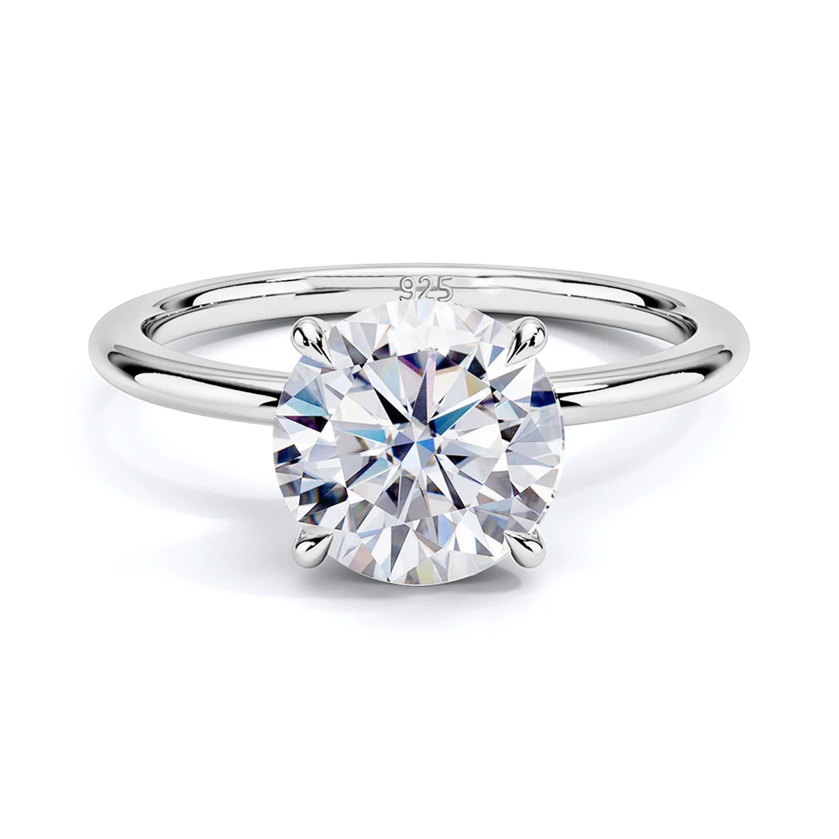 1ct 2ct 3ct 5ct D Color VVS1 Moissanite Ring Engag.