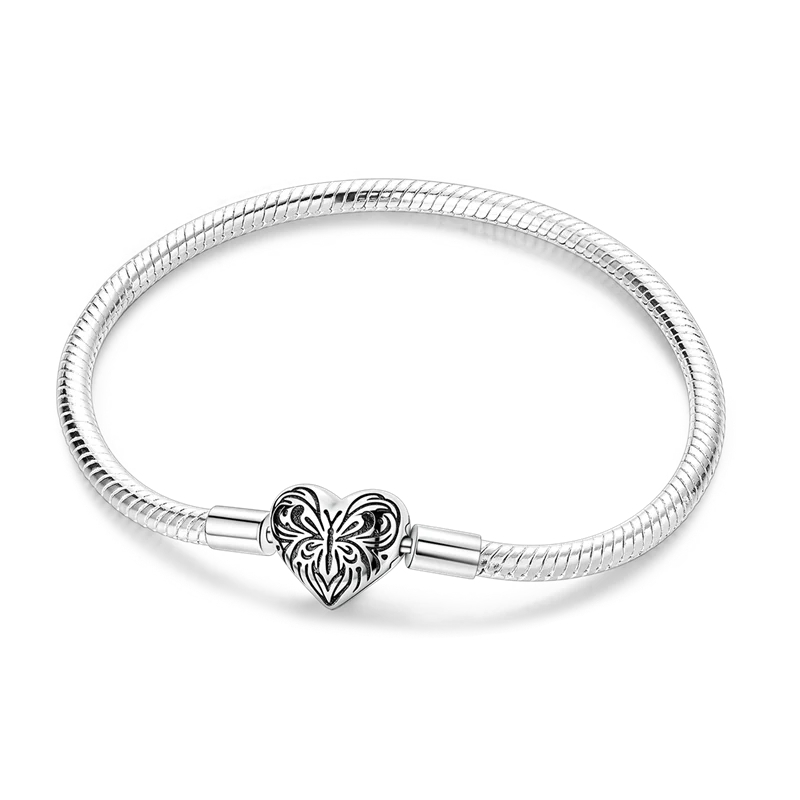 925 Sterling Silver Bracelets 17-20CM Original Golden - KTB139 / 20cm / United States, KTB139 / 18cm / United States, KTB139 / 19cm / United States, KTB139 / 17cm / United States