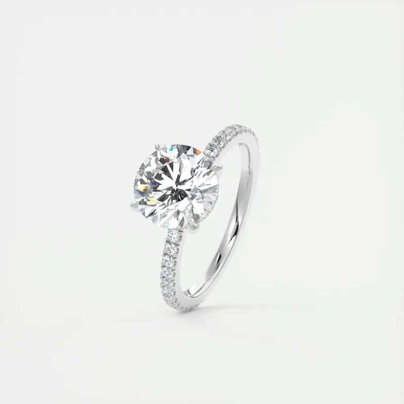 Classic 925 Sterling Sliver Engagement Wedding Promise