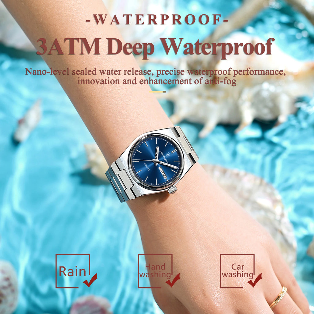 POEDAGAR Top Exquisite Woman Wristwatch Waterproof