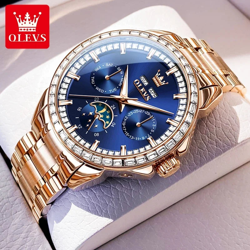 Olevs 6695 NEW Men's Watches Full Multifunctional.