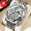 Olevs Men's Watches Classic Multifunctional Flywhe