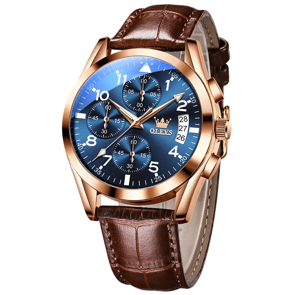 OLEVS 2878 Men's Luxury Quartz Watch | Waterproof