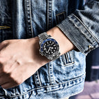Montre automatique Pagani Design 40MM en céramique avec fonction GMT