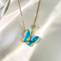 Modeschmuck Schmetterling 18K vergoldet 925