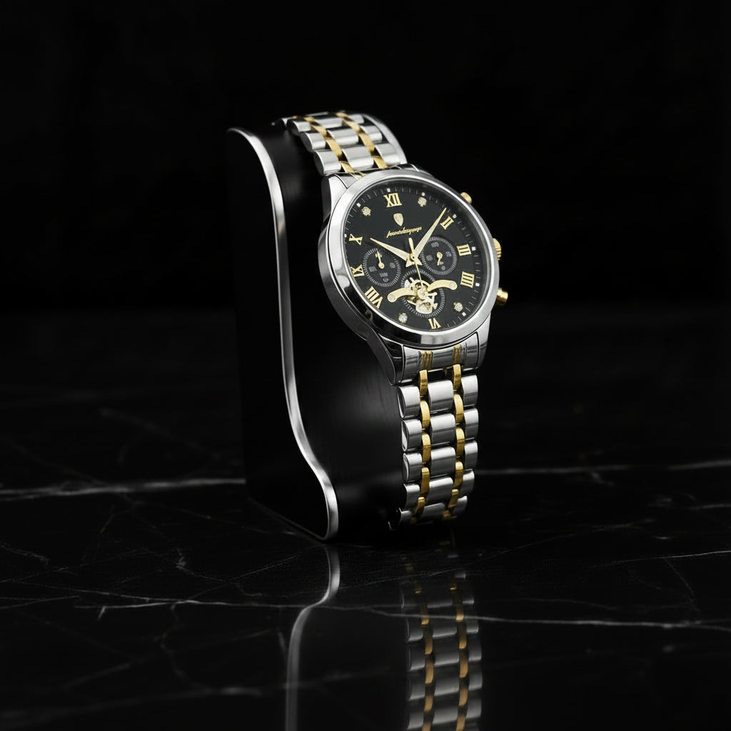 POEDAGAR Luxury Men Clock Waterproof Luminous