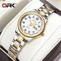 OPK 8110 Watch For Women Quartz Watch Waterproof - Women Gold White / Yes
