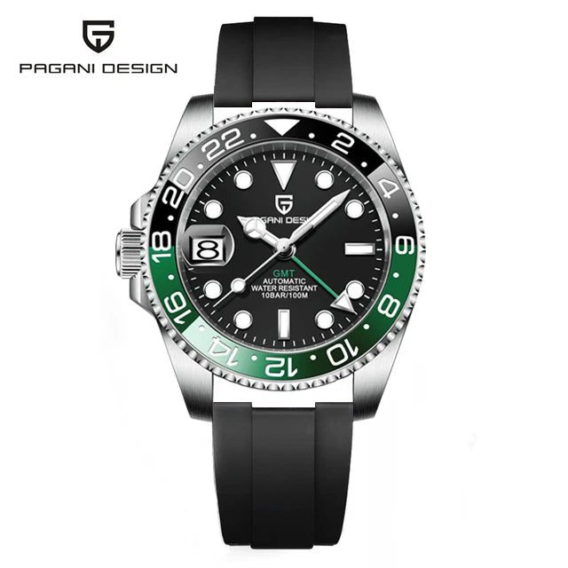 Pagani Design 40MM Ceramic GMT Automatic Watch