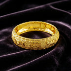 24K Real Gold Bracelet Hi Word Gold Bracelet Plating - Default Title