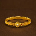 Chinese Tradition 18K Gold Pure Yellow Bangles.