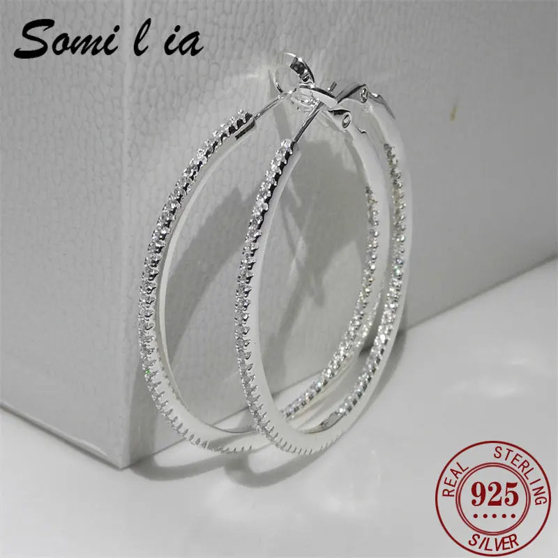 SOMILIA 2025 NEW Hoop Earrings 925 Sterling Silver