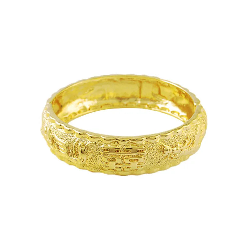 24K Real Gold Bracelet Hi Word Gold Bracelet Plating