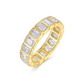 Jiuzuan Moissanit Ring, S925 Silber, 18K Weißgold