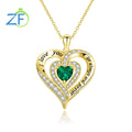 Pendentif cœur en argent sterling 925 GZ Zongfa pour