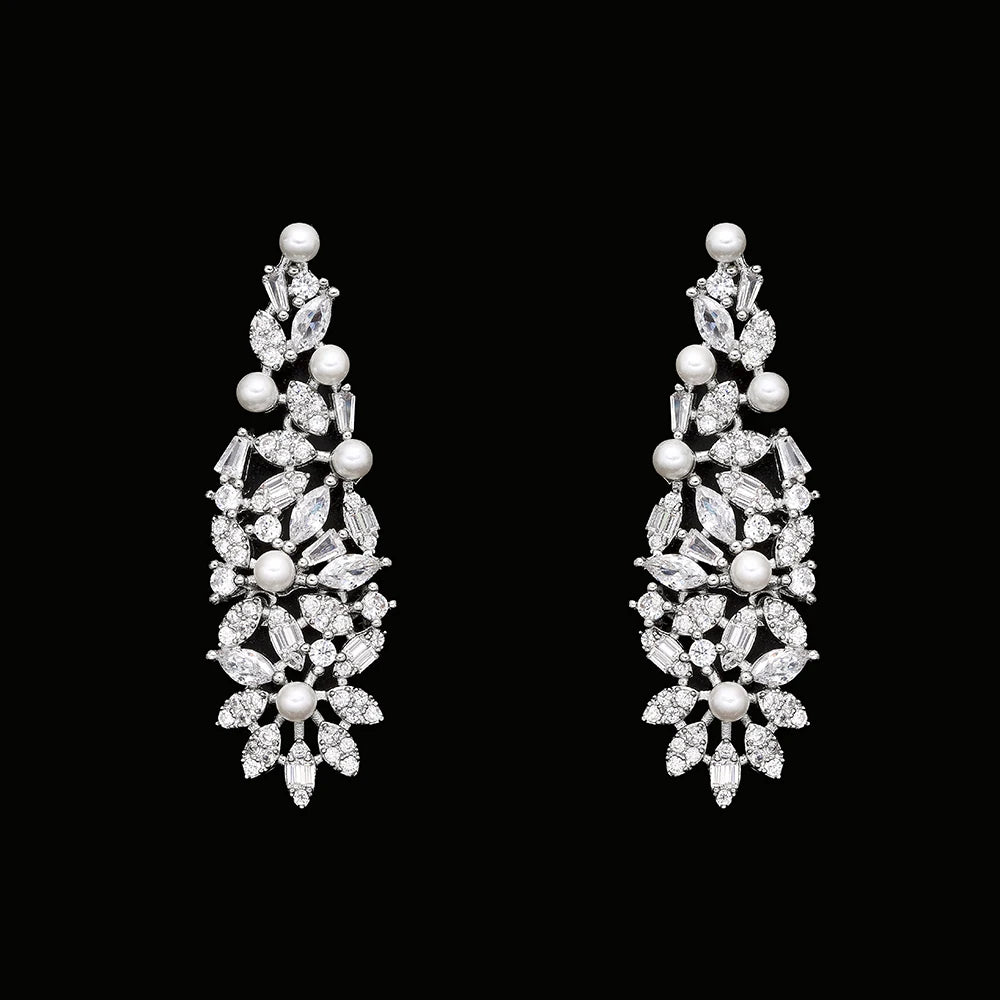 High Quality Zirconia Pearls 4pcs Jewellery Neckla