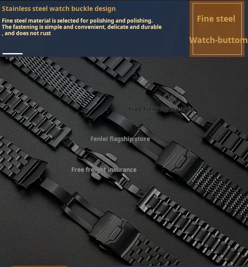 Quick Metal Modified watchband Case Suit For Casio.