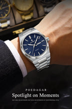 Poedagar Original Luxus Herrenuhr Wasserdicht