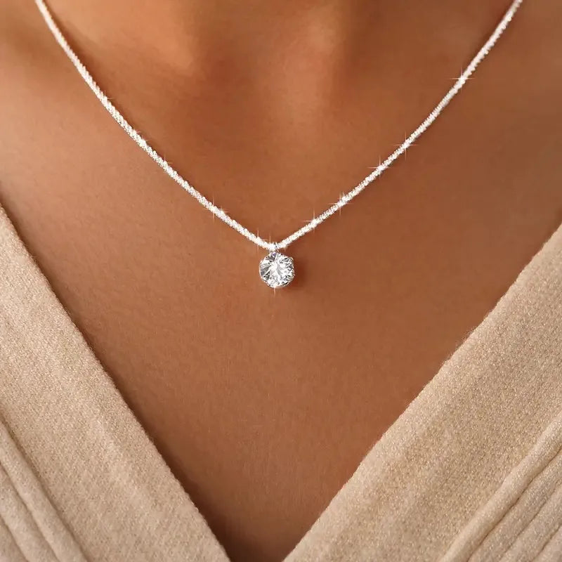 LOUTF 1CT Sparkling Luxury Moissanite Diamond White